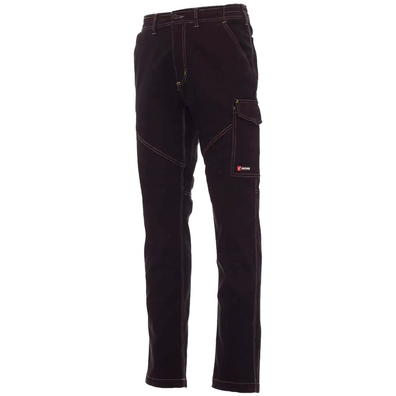 PANTALON WORKER STRETCH ELASTICO MULTIBOLSILLO PAYPER Negro