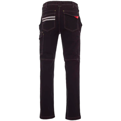 PANTALON WORKER STRETCH ELASTICO MULTIBOLSILLO PAYPER Negro