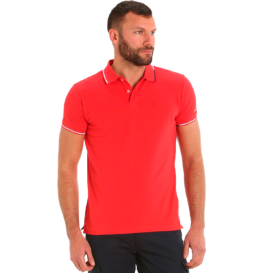 POLO SLAM HOMBRE STERN NEW Rojo