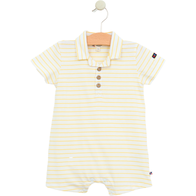 RANITA BATELA BEBE RAYAS CUELLO CAMISERO B/PP