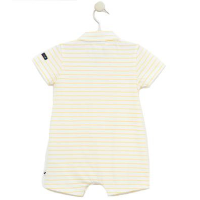 RANITA BATELA BEBE RAYAS CUELLO CAMISERO B/PP