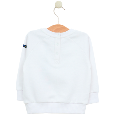 SUDADERA BATELA BEBE MANGA RAGLAN SERIGRAFIA BL