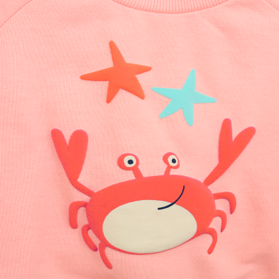 SUDADERA BATELA BEBE MANGA RAGLAN SERIGRAFIA IM