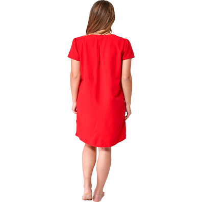 VESTIDO BATELA LINO 3 BOTONES SK