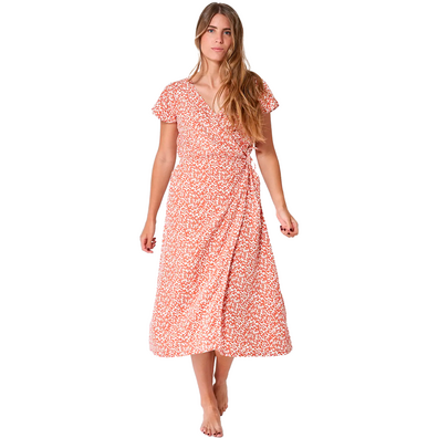 VESTIDO BATELA VISCOSA LARGO CORDON CRUZADO MAL