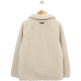 CHAQUETA BATELA JUNIOR SHERPA CON CORCHETES Y CUELLO CAMISERO MK