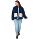 CHAQUETA BATELA MUJER REVERSIBLE CON BOTONES Y BORREGUILLO MA
