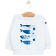 SUDADERA BATELA BEBE MANGA RAGLAN SERIGRAFIA BL