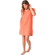 VESTIDO BATELA LINO 3 BOTONES ESTAMPADO AP/C