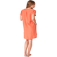 VESTIDO BATELA LINO 3 BOTONES ESTAMPADO AP/C