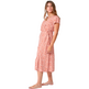 VESTIDO BATELA VISCOSA LARGO CORDON CRUZADO MAL
